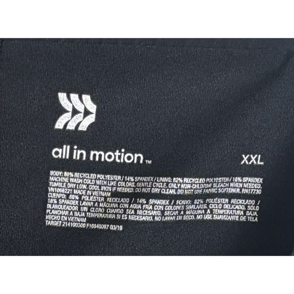 All In Motion Skirt Skort XXL Black Tennis Golf Athletic Sport Women's Pockets - Picture 5 of 5